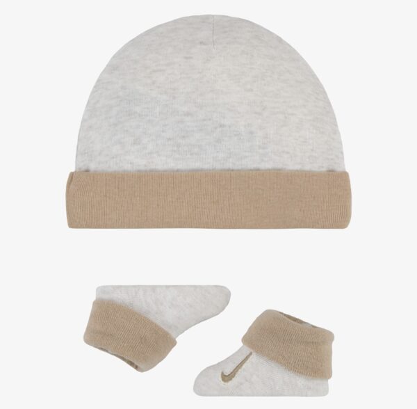 Completo berretto+ calzini- jordan bebe'(0-6 mesi) bianco/grigio/rosa/azzurro/baige - immagine 12