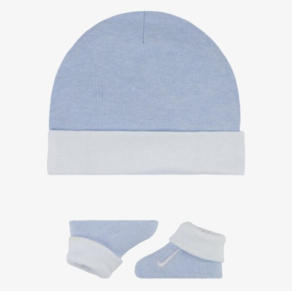 Completo berretto+ calzini- jordan bebe'(0-6 mesi) bianco/grigio/rosa/azzurro/baige - immagine 7