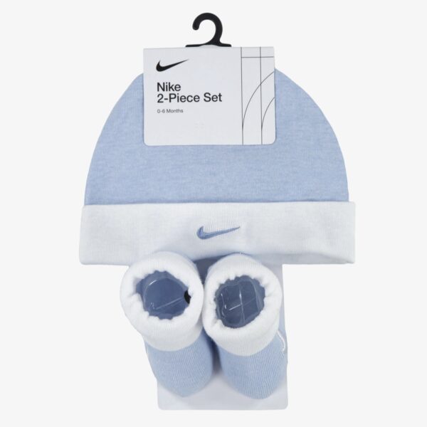 Completo berretto+ calzini- jordan bebe'(0-6 mesi) bianco/grigio/rosa/azzurro/baige - immagine 5