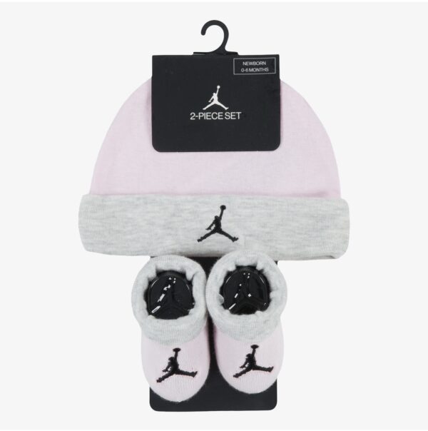 Completo berretto+ calzini- jordan bebe'(0-6 mesi) bianco/grigio/rosa/azzurro/baige - immagine 13