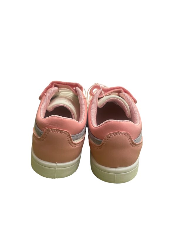Sneakers rosa da bambina con velcro e dettagli bianchi Sergio Tacchini Coby - immagine 3