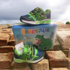 SNEAKERS BLU E VERDI CON LUCI DISNEY DINOSAUR DISNEY