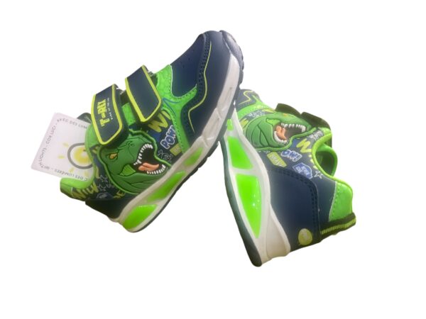 SNEAKERS BLU E VERDI CON LUCI DISNEY DINOSAUR DISNEY - immagine 2