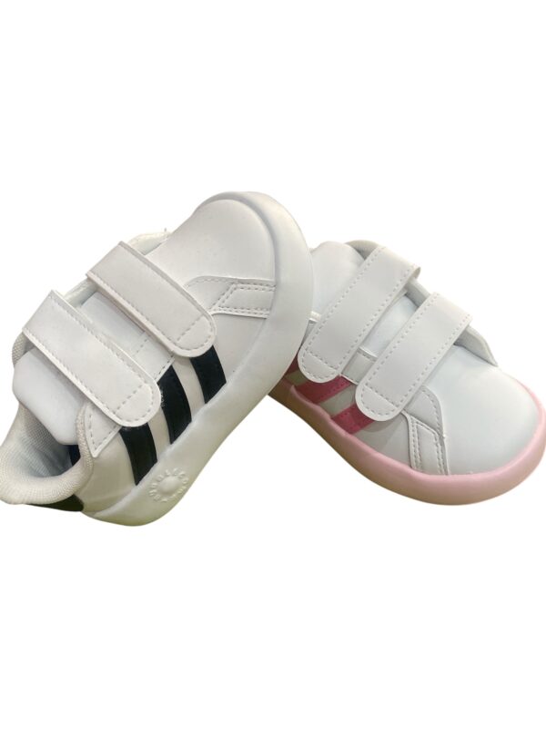 Grand Court 2.0 CF Infant Scarpa Bimba/o  Con Velcro Adidas - immagine 2