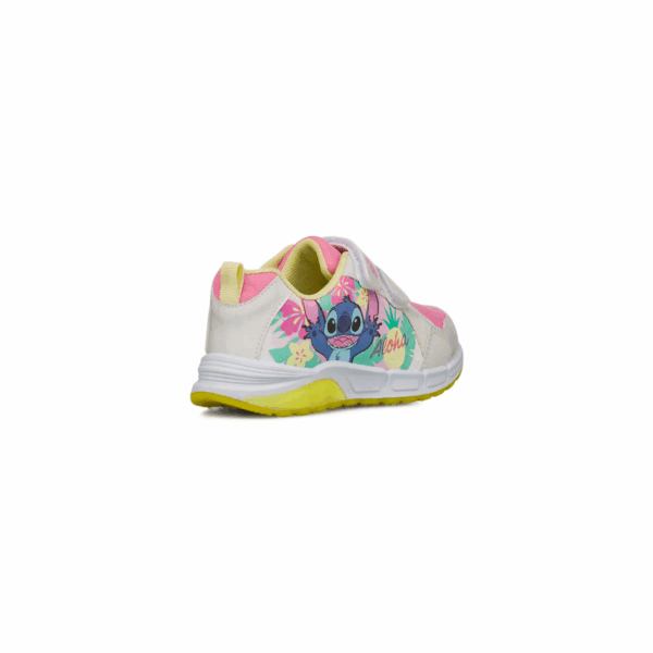 Sneakers Stitch bianche rosa e gialle da Bambina con Lilo e Stitch - immagine 5