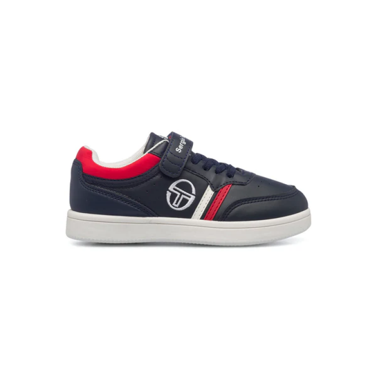 Sneakers blu da bambino con dettagli traforati Sergio Tacchini Coby - immagine 6