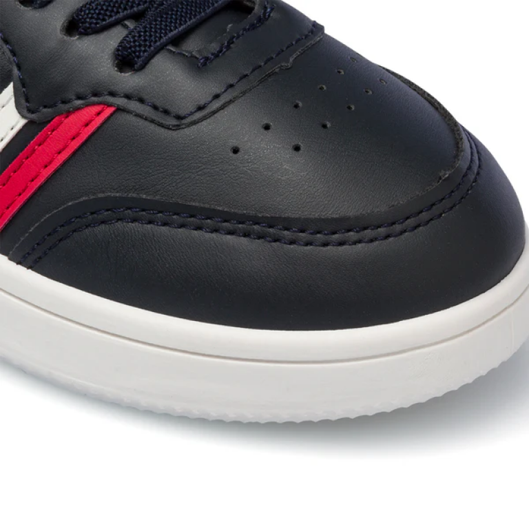 Sneakers blu da bambino con dettagli traforati Sergio Tacchini Coby - immagine 7