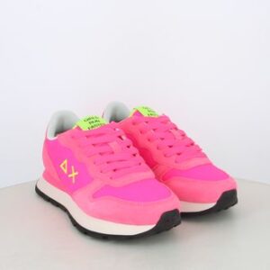 Scarpe Donna Sun68 Sneakers Ally Solid Nylon Colore Fuxia Fluo