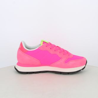 Scarpe Donna Sun68 Sneakers Ally Solid Nylon Colore Fuxia Fluo - immagine 4