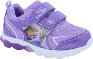 Sneakers Viola Con Strappi in Velcro Disney Frozen