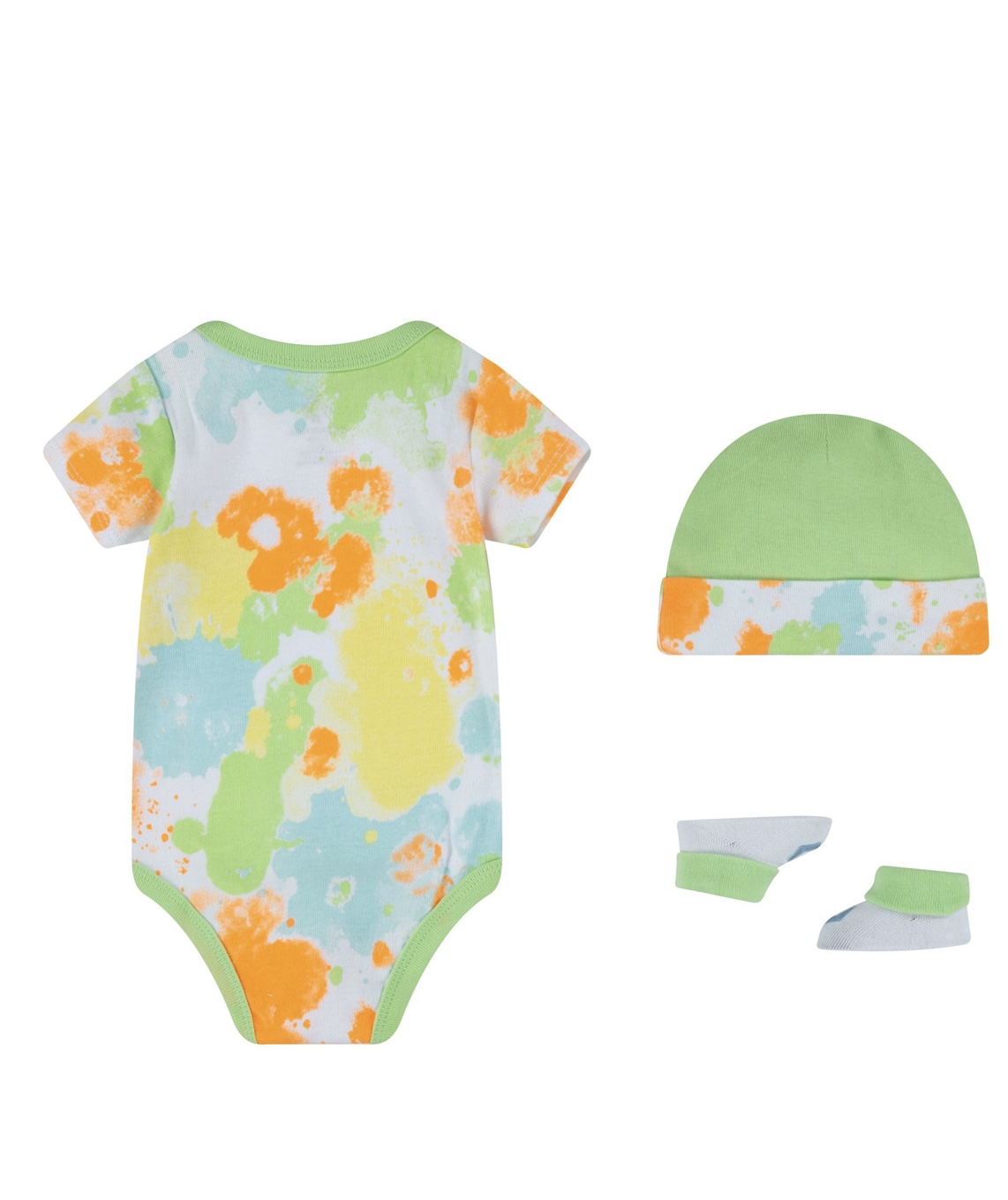 Set 3 pezzi converse cappellino + body + babbucce (0-6 mesi) - immagine 6