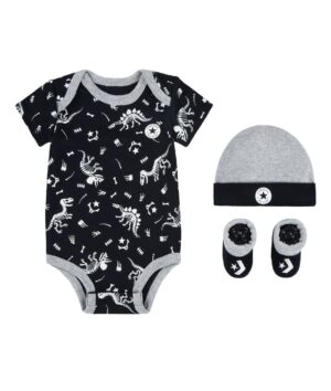 CONVERSE DINOSAURI-  COFANETTO REGALO (0-6 MESI)