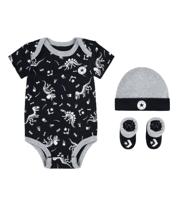 CONVERSE DINOSAURI-  COFANETTO REGALO (0-6 MESI)