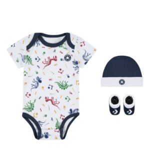 Converse Set Regalo Body Babbucce Cappello (0-6 MESI)