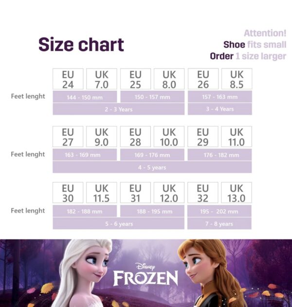 Scarpe da ginnastica bambina con luci Frozen sneakers a strappo Disney - immagine 5