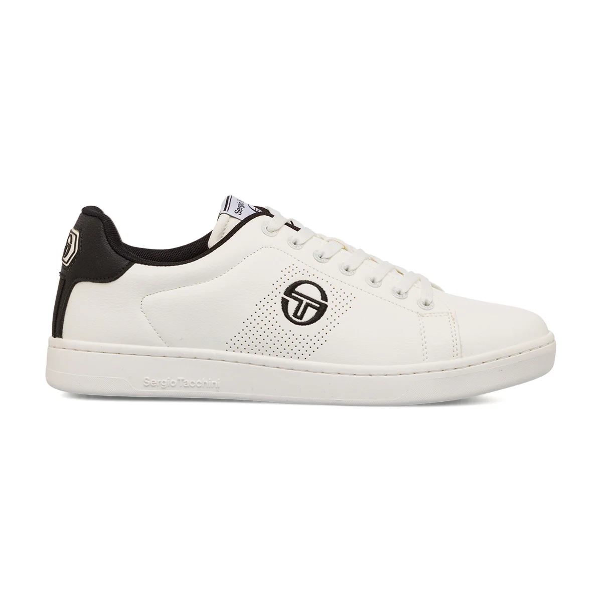Sneakers bianche con logo blu a contrasto Sergio Tacchini UNISEX - immagine 7