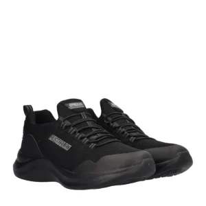 Sneakers running nere da uomo slip-on