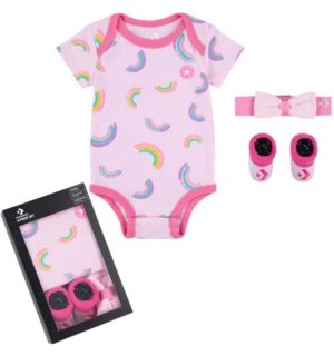 Completo Converse Rainbows 3 Pezzi Set Rosa (0-6 mesi)