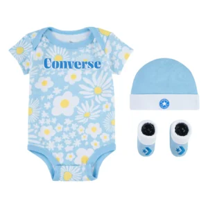 Converse Set Regalo Body Babbucce Cappello CVNC0347_BIR (0-6 MESI)