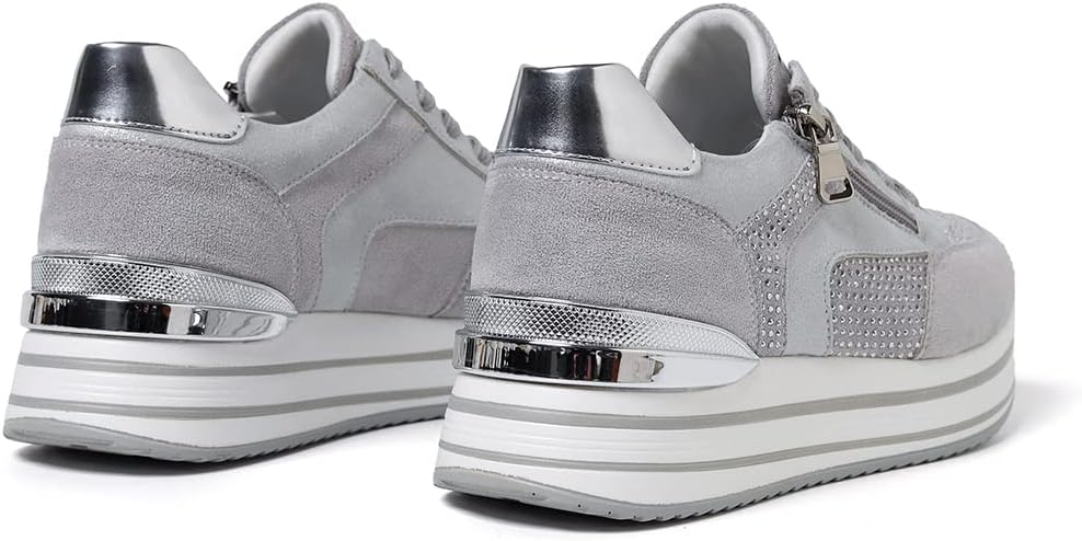 Queen Helena Sneakers donna stringate con platform - immagine 5