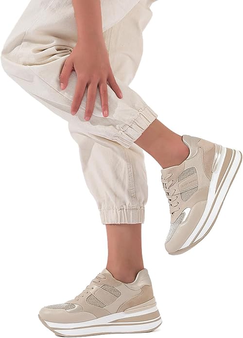 Queen Helena Sneakers donna con zeppa NOVITA!!!!