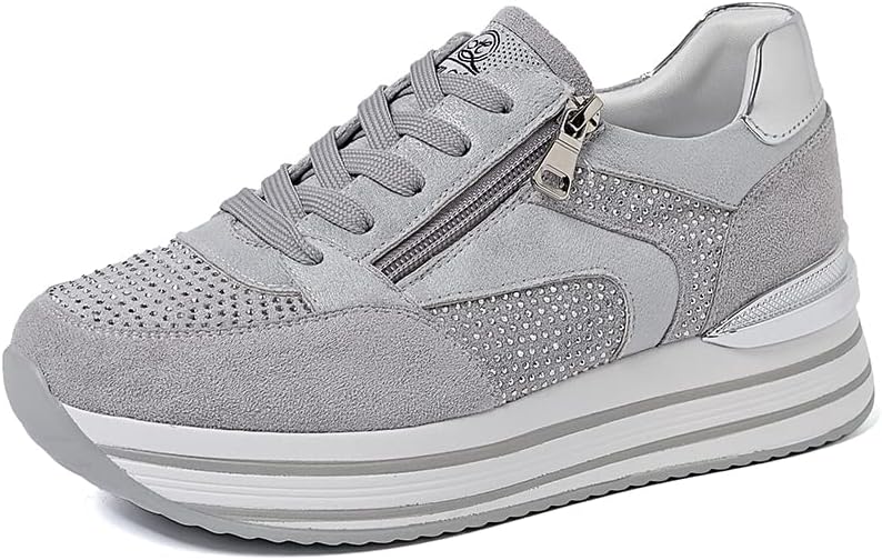 Queen Helena Sneakers donna stringate con platform - immagine 8