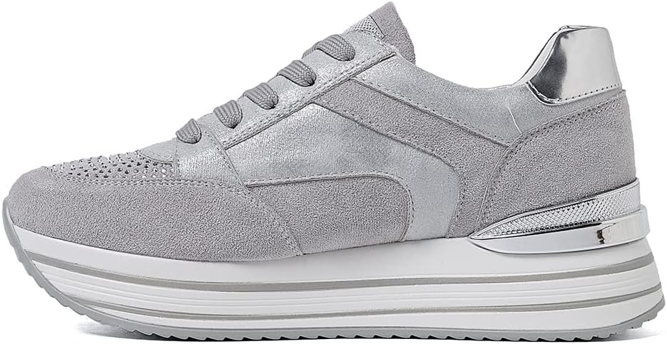 Queen Helena Sneakers donna stringate con platform - immagine 4