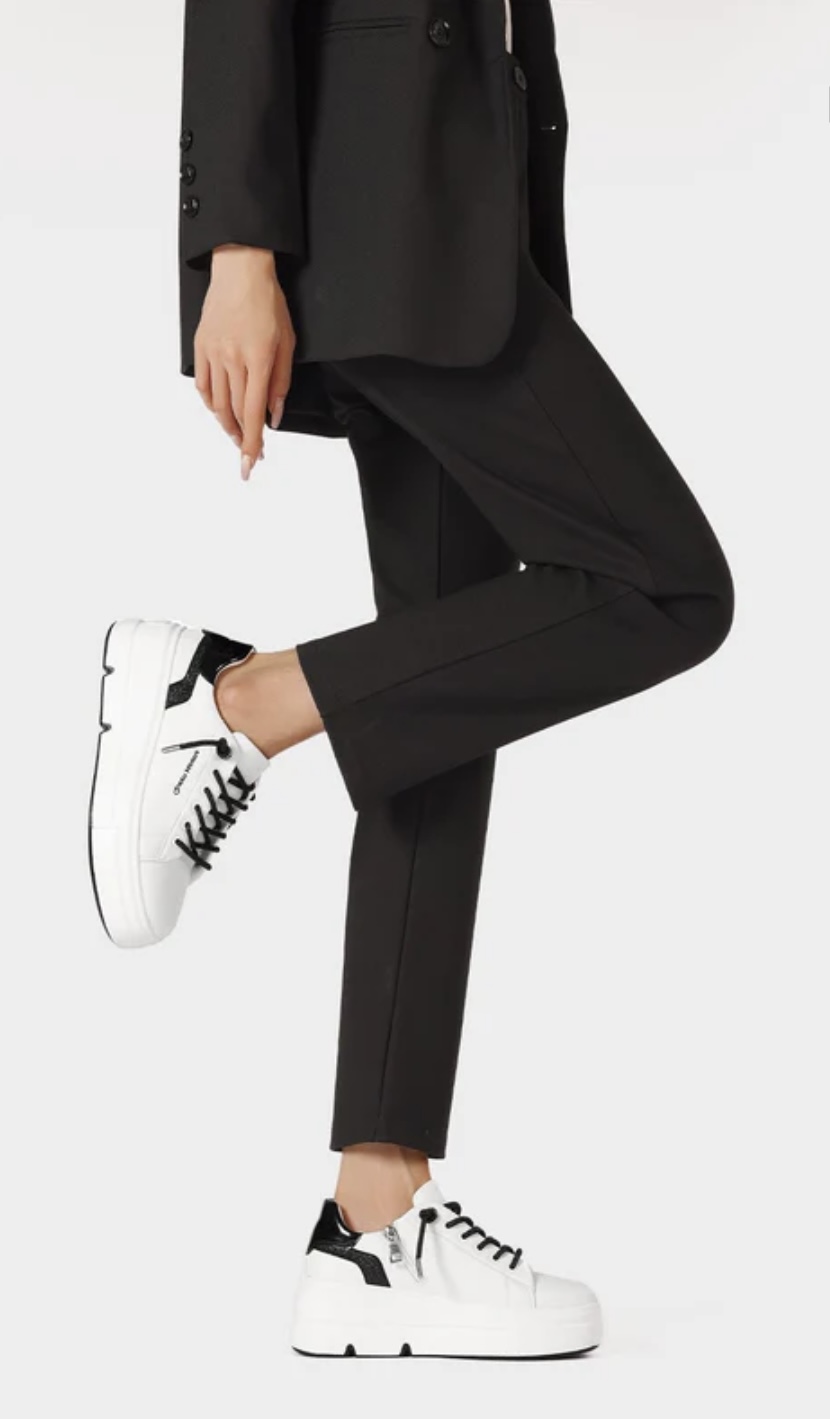 Queen Helena Sneakers donna con platform e glitter