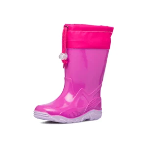 Stivali di gomma fucsia e  rossi da bambina/o G&G