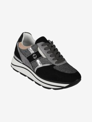 Queen Helena Sneakers donna scamosciate con platform