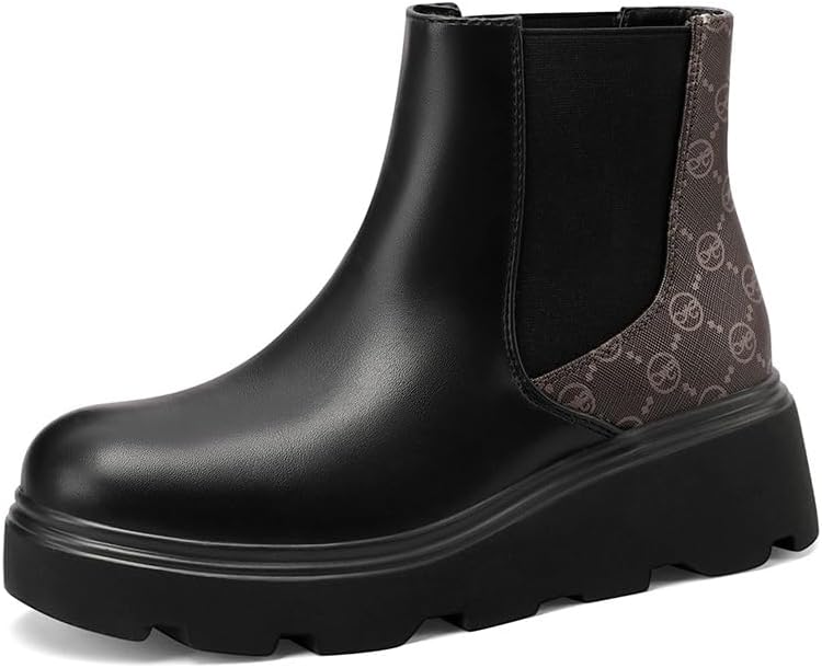 QUEEN HELENA Stivaletti Chelsea Stivali Platform Casual - immagine 7