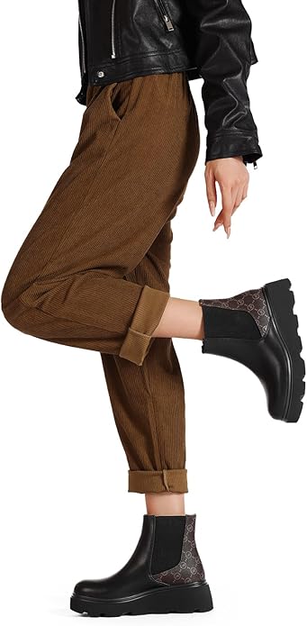 QUEEN HELENA Stivaletti Chelsea Stivali Platform Casual