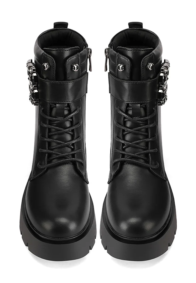 Queen Helena Stivaletti stringati - nero - immagine 2