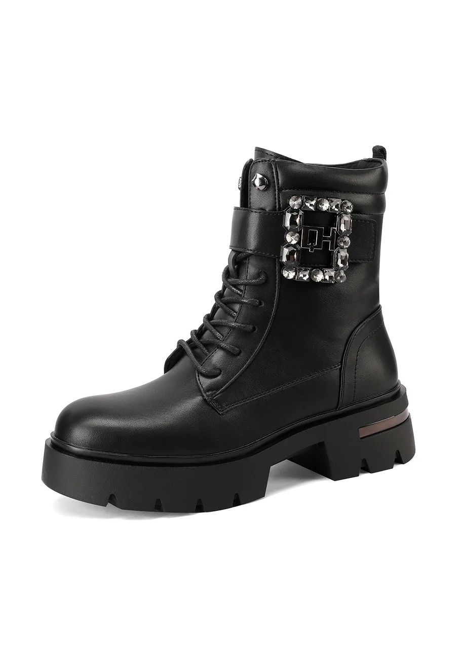 Queen Helena Stivaletti stringati - nero - immagine 6