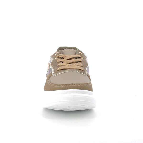 SNEAKERS DONNA LANCETTI TAUPE-GOLD - immagine 4