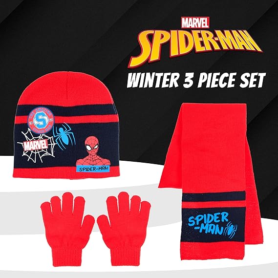 Spiderman Avengers - Set cappello-guanti-sciarpa - immagine 4