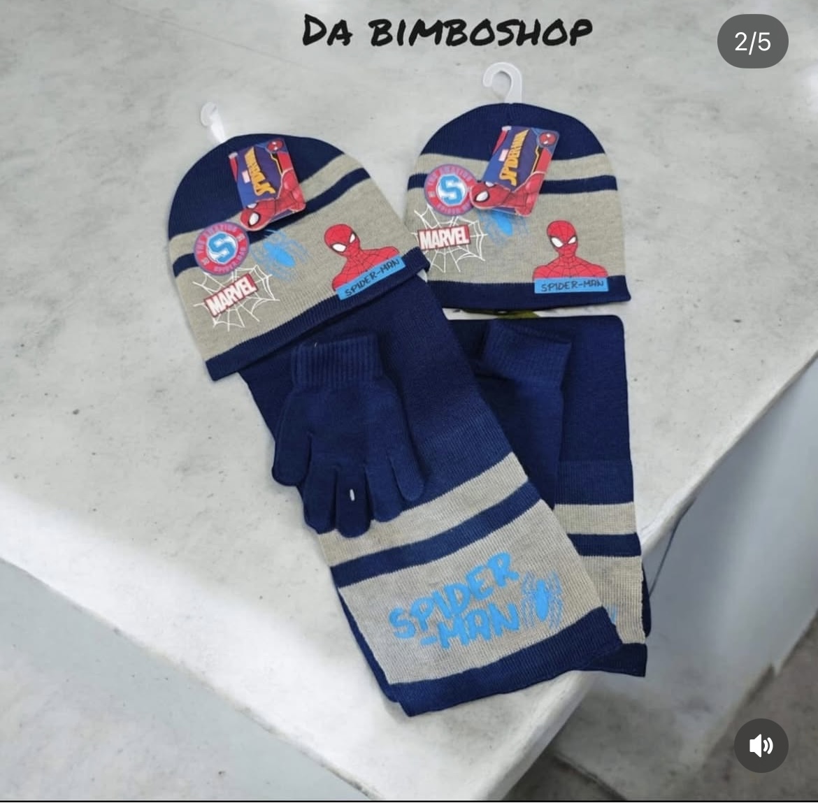 Spiderman Avengers - Set cappello-guanti-sciarpa - immagine 10