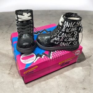 Anfibi bambina in pelle e memory foam